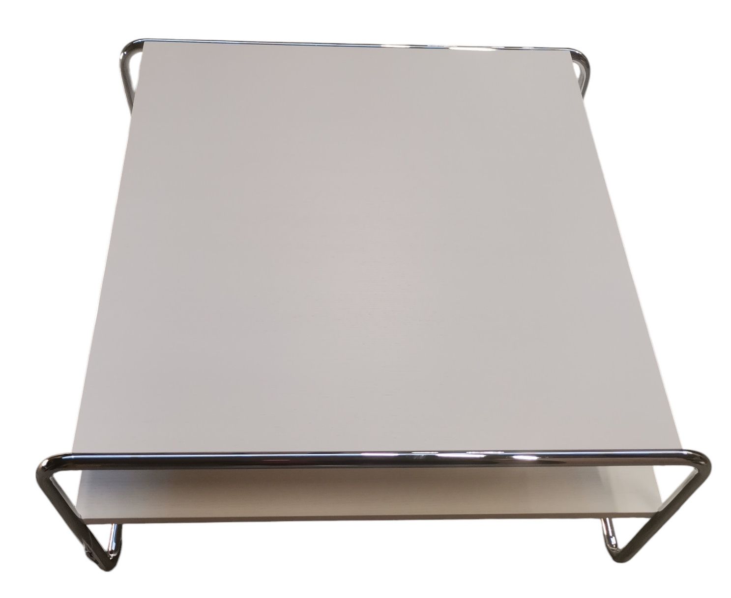 B 20 A/1 Coffee tables CHROME / ASH OPEN PORING COATED RAL 9010 Thonet IMPERFECT ITEMS